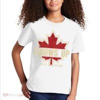 Elbows Up Canada True North Strong Free Proud Canadian Kids T-Shirt thumb 2
