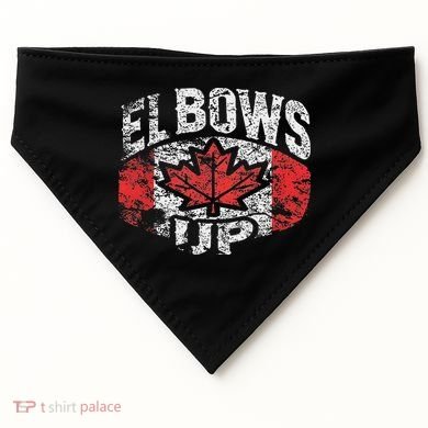 Elbows Up Canada USA-Made Doggie Bandana