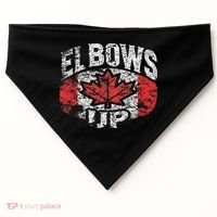 Elbows Up Canada USA-Made Doggie Bandana thumb 0