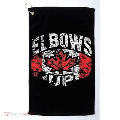 Elbows Up Canada Golf Towel