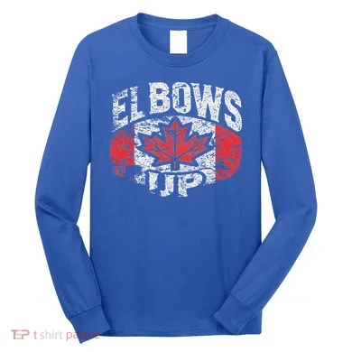 Elbows Up Canada Long Sleeve Shirt