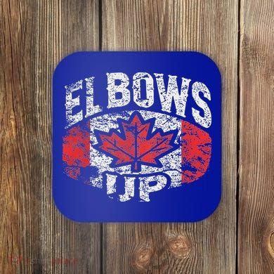 Elbows Up Canada Coaster