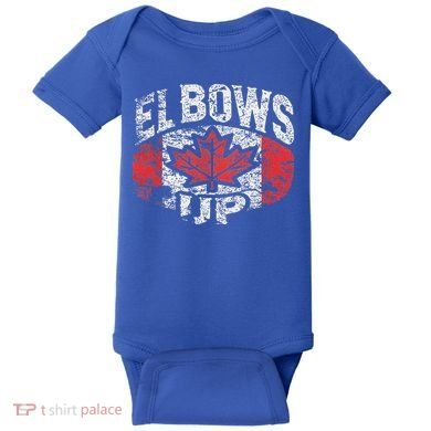 Elbows Up Canada Baby Bodysuit
