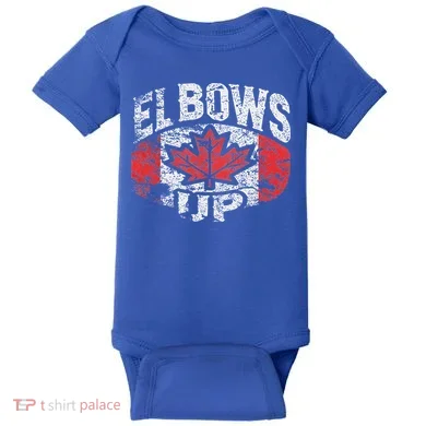 Elbows Up Canada Baby Bodysuit