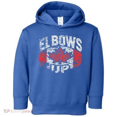 Elbows Up Canada Toddler Hoodie