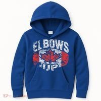 Elbows Up Canada Kids Hoodie thumb 0