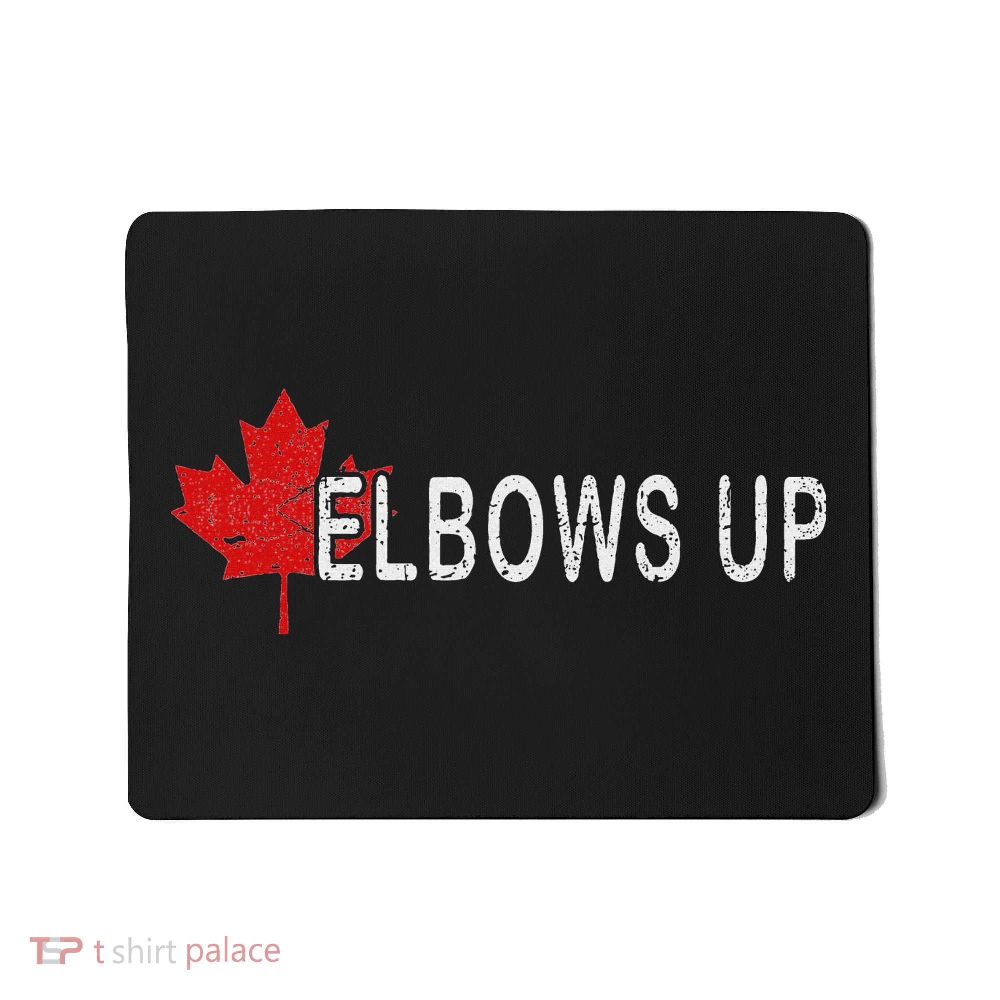 Elbows Up Canada,never 51 Canada Flag Funny Men Women Gift Mousepad
