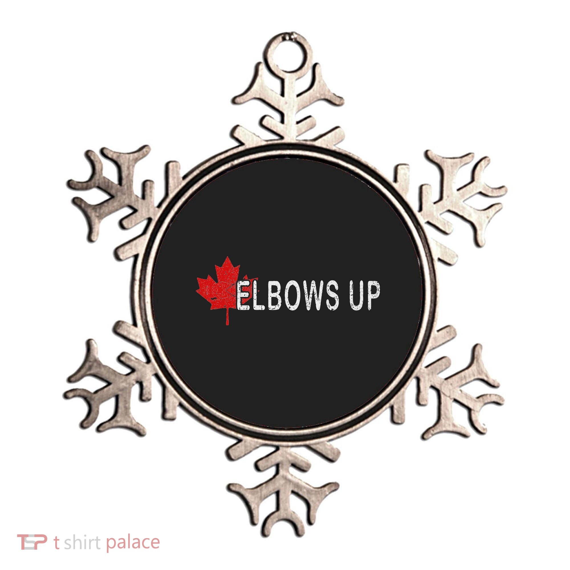 Elbows Up Canada,never 51 Canada Flag Funny Men Women Gift Ornament