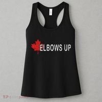 Elbows Up Canada,never 51 Canada Flag Funny Men Women Gift Women's Tank Top thumb 3
