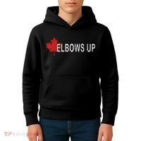 Elbows Up Canada,never 51 Canada Flag Funny Men Women Gift Kids Hoodie thumb 4