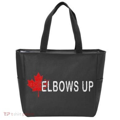 Elbows Up Canada,never 51 Canada Flag Funny Men Women Gift Tote Bag