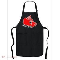 Elbows Up - Canada Map - Anti Trump - True North - Never 5 Apron thumb 0