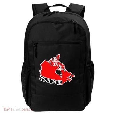 Elbows Up - Canada Map - Anti Trump - True North - Never 5 Backpack