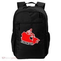 Elbows Up - Canada Map - Anti Trump - True North - Never 5 Backpack thumb 0
