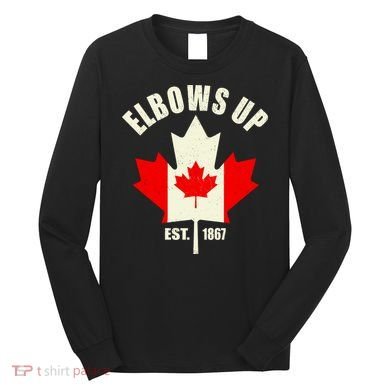 Elbows Up Canada Long Sleeve Shirt