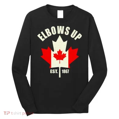 Elbows Up Canada Long Sleeve Shirt