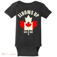 Elbows Up Canada Baby Bodysuit thumb 0