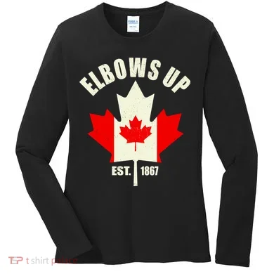 Elbows Up Canada Women's Long Sleeve Shirt