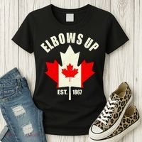 Elbows Up Canada Women's T-Shirt thumb 3
