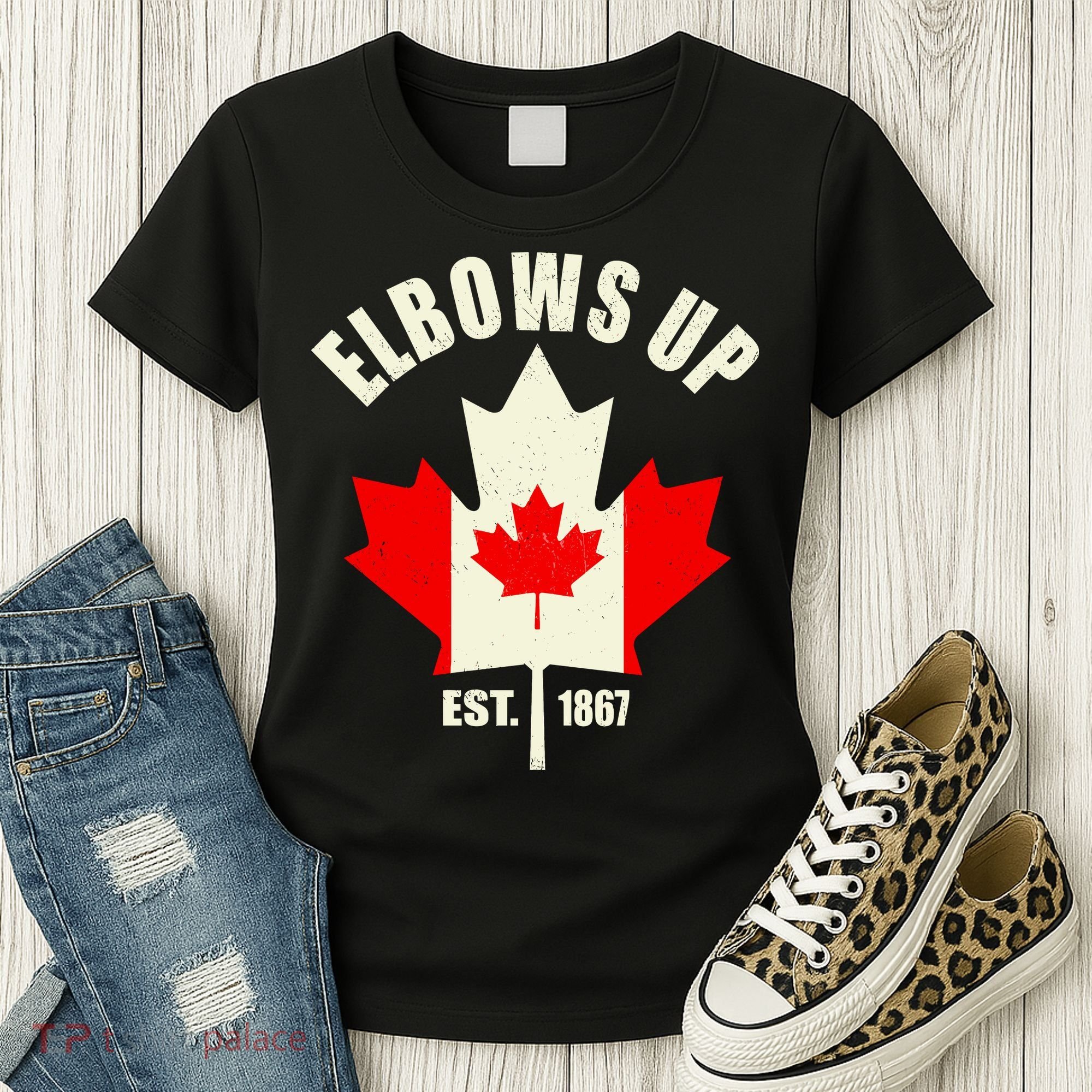 Elbows Up Canada Women's T-Shirt