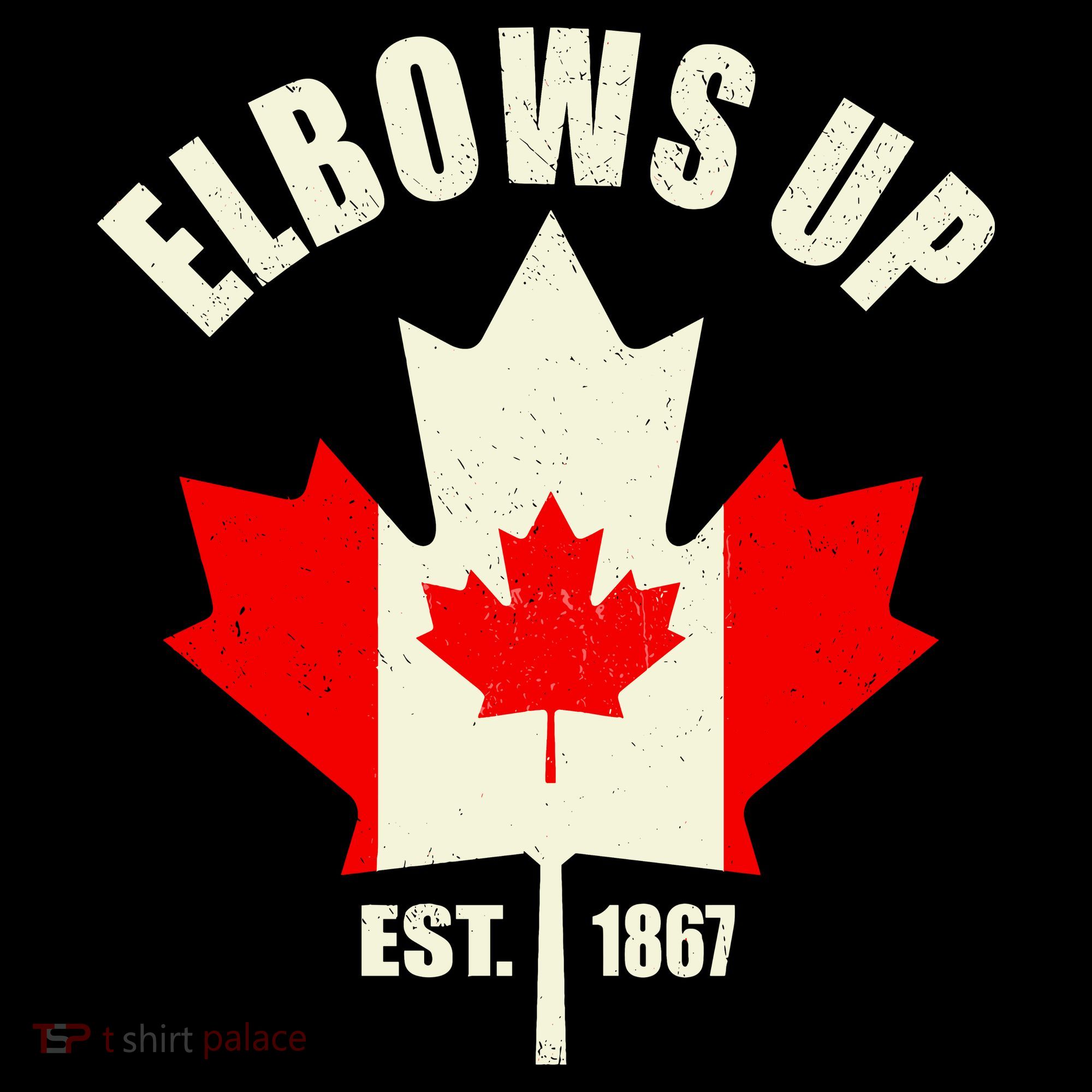 Elbows Up Canada Kids Hoodie