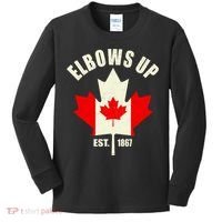 Elbows Up Canada Kids Long Sleeve Shirt thumb 0