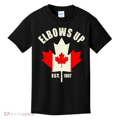 Elbows Up Canada Kids T-Shirt