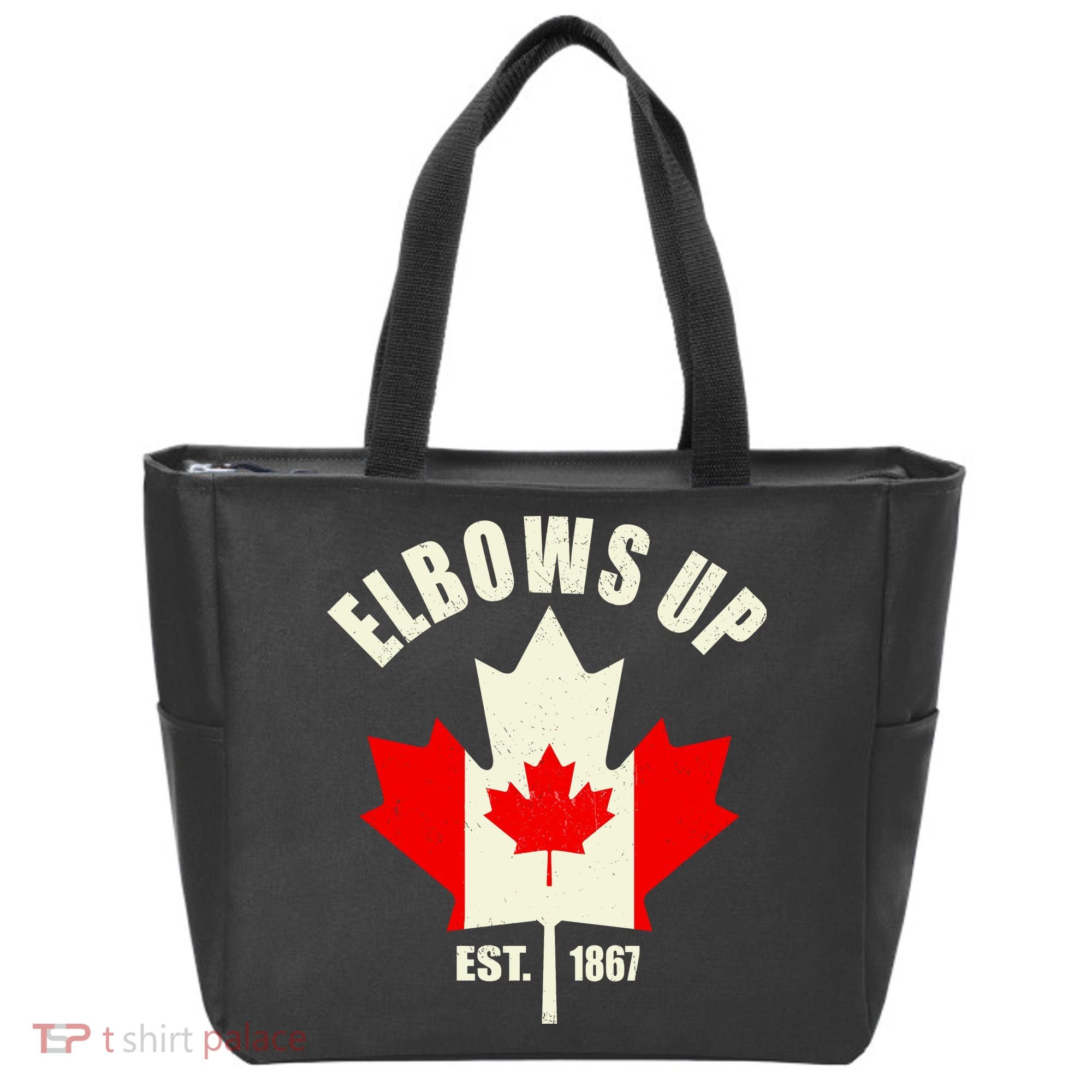 Elbows Up Canada Tote Bag