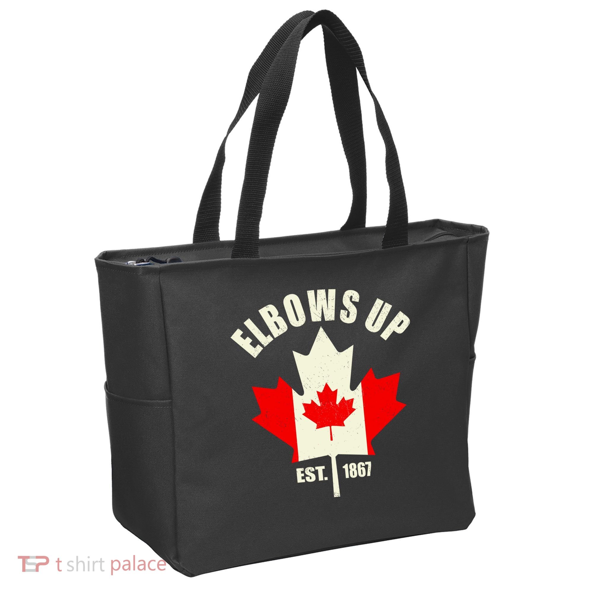 Elbows Up Canada Tote Bag