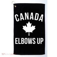 Elbows Up Canada Golf Towel thumb 0