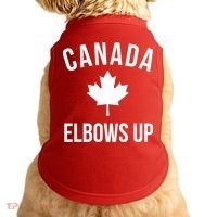 Elbows Up Canada Doggie Tank thumb 0