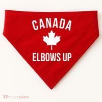 Elbows Up Canada USA-Made Doggie Bandana thumb 0