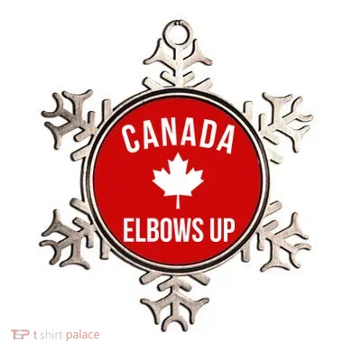 Elbows Up Canada Ornament