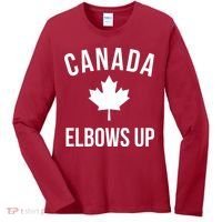 Elbows Up Canada Women's Long Sleeve Shirt thumb 0