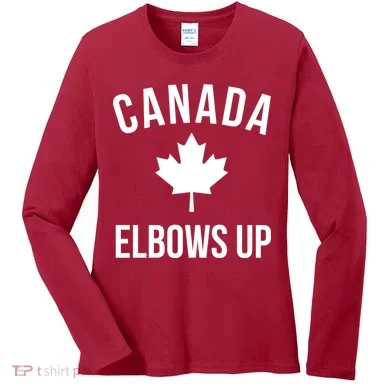 Elbows Up Canada Women's Long Sleeve Shirt