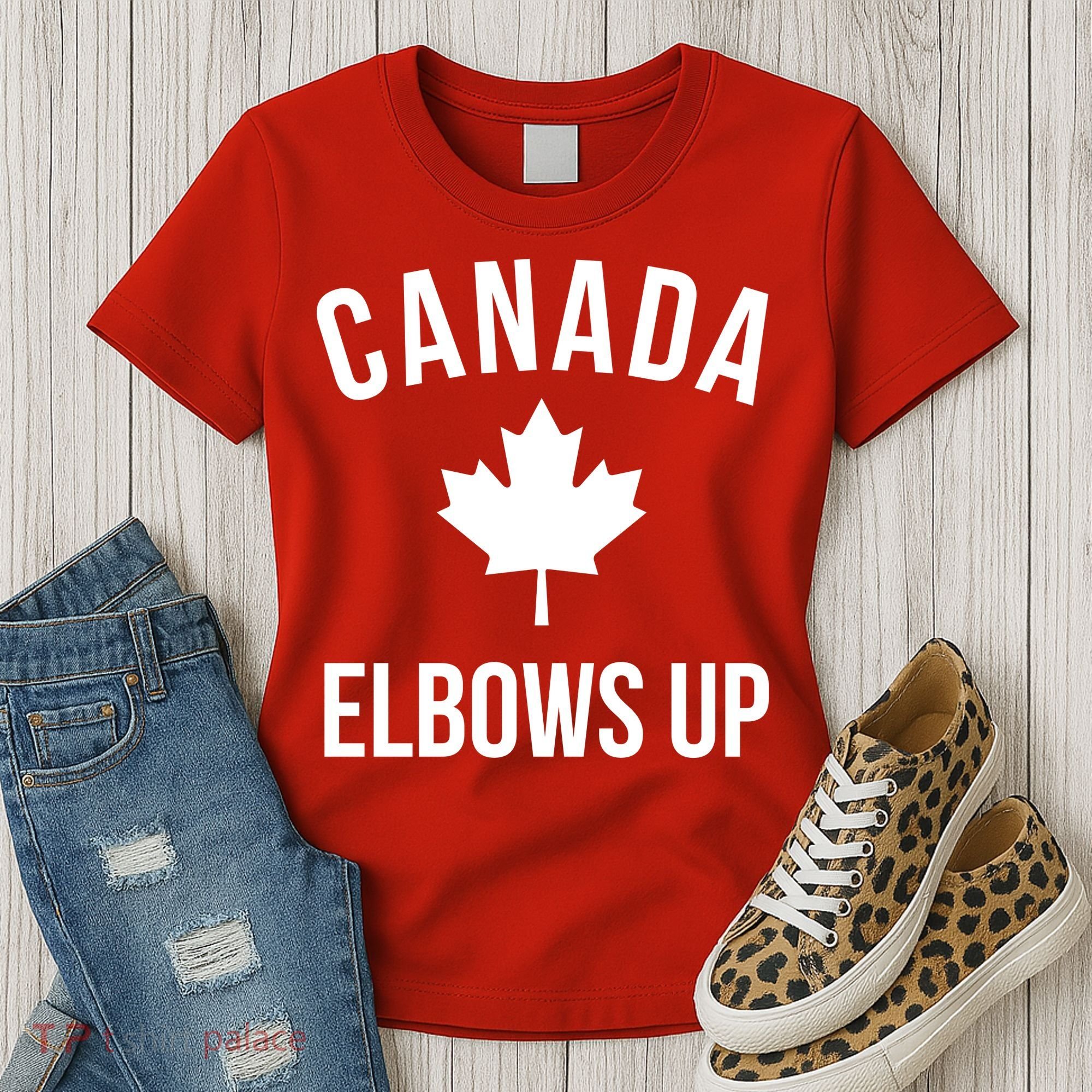 Elbows Up Canada Women's T-Shirt