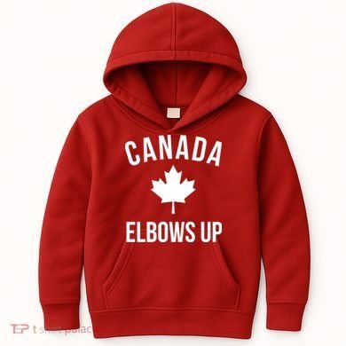 Elbows Up Canada Kids Hoodie