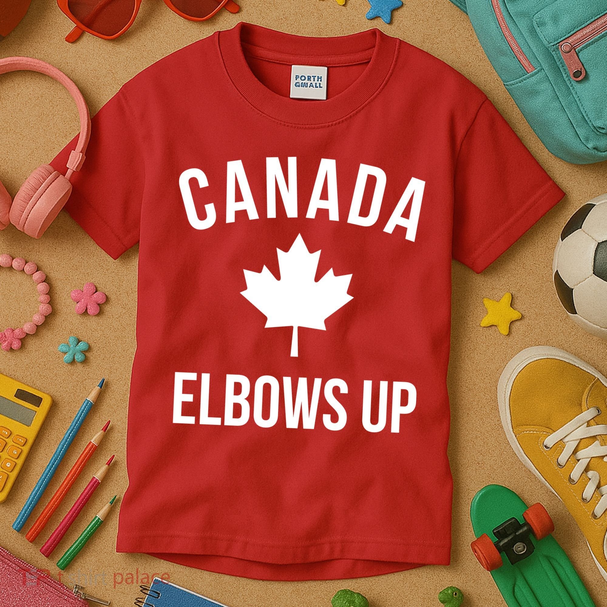 Elbows Up Canada Kids T-Shirt