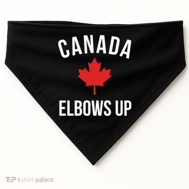 Elbows Up Canada USA-Made Doggie Bandana