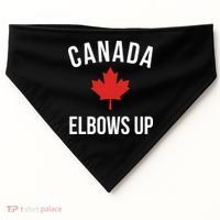Elbows Up Canada USA-Made Doggie Bandana thumb 0