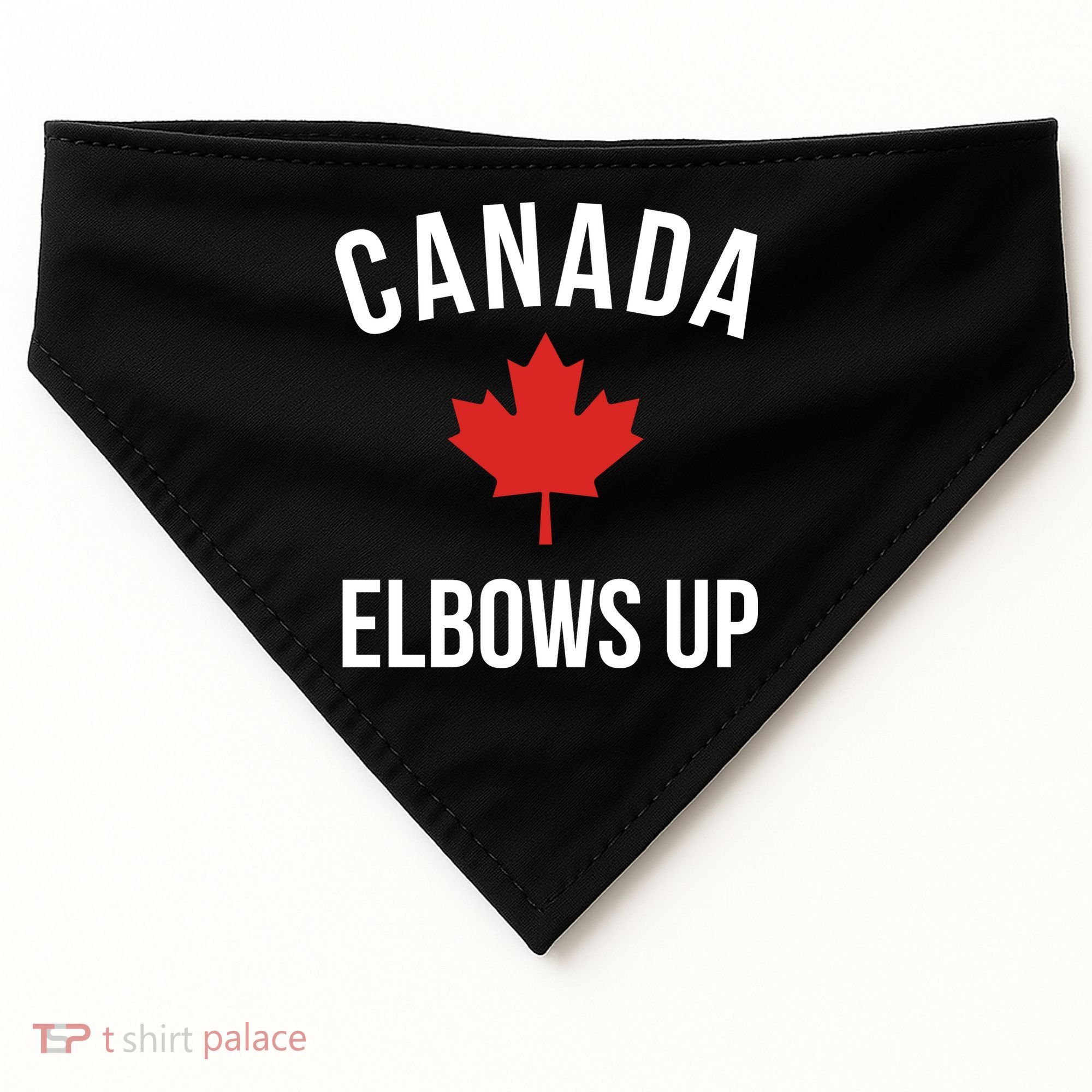 Elbows Up Canada USA-Made Doggie Bandana