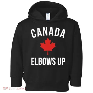Elbows Up Canada Toddler Hoodie