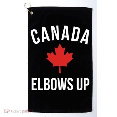 Elbows Up Canada Golf Towel