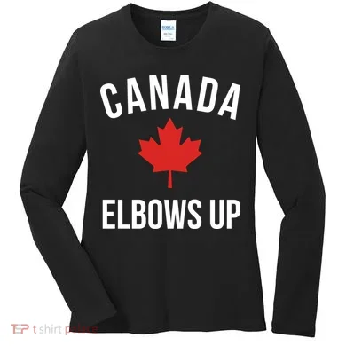 Elbows Up Canada Women's Long Sleeve Shirt
