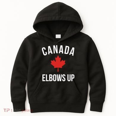 Elbows Up Canada Kids Hoodie