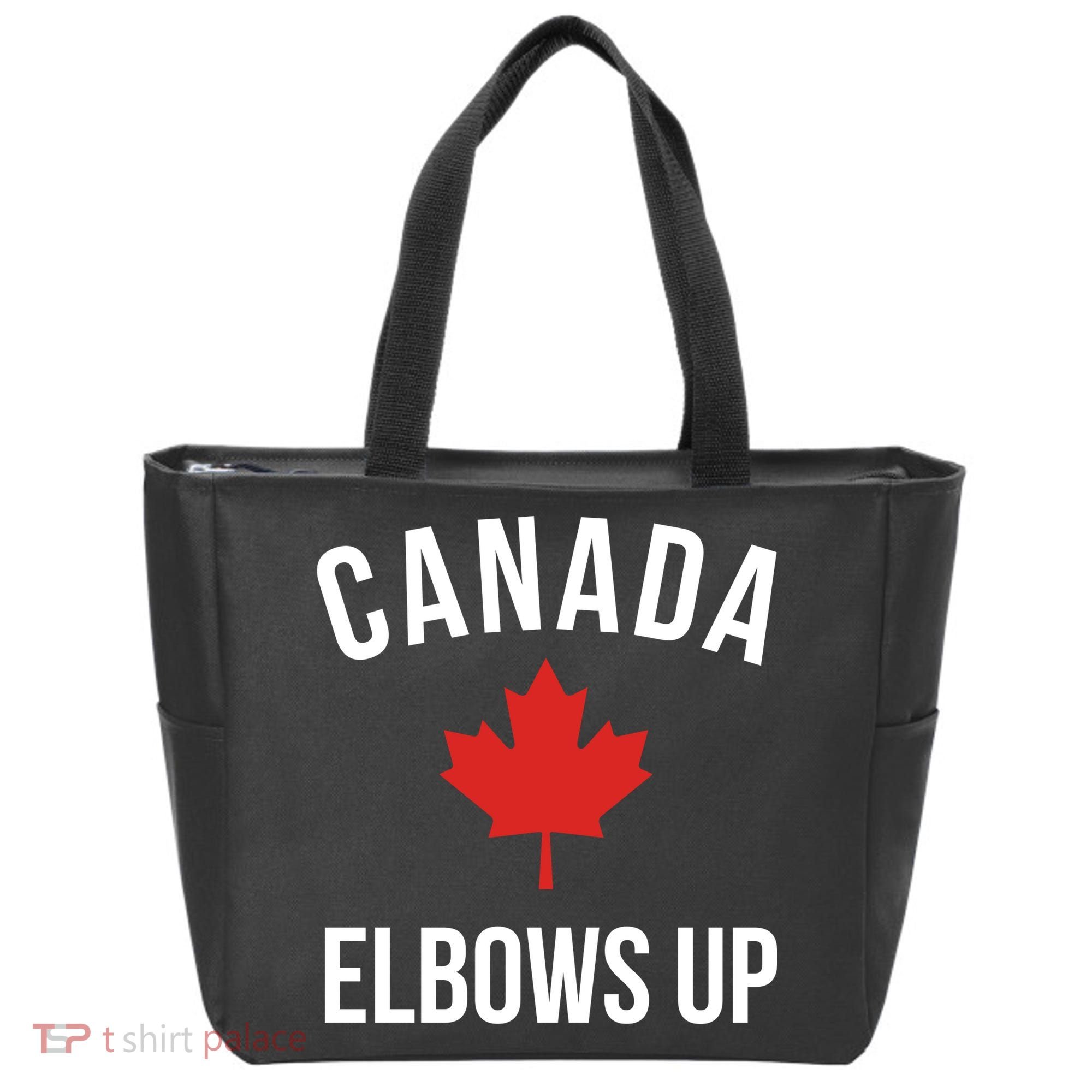 Elbows Up Canada Tote Bag