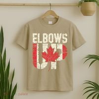 Elbows Up Canada Vintage Distressed Canadian Pride T-Shirt thumb 2