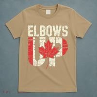 Elbows Up Canada Vintage Distressed Canadian Pride T-Shirt thumb 5