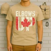 Elbows Up Canada Vintage Distressed Canadian Pride T-Shirt thumb 6