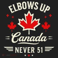 Elbows Up Canada Never 51 Canada Flag Stand Strong Women's Sweatshirt thumb 2
